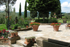 Foto del parco del residence - residence vicino Siena Arezzo e Firenze